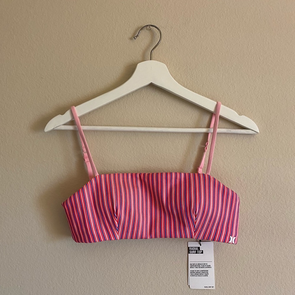 NWT Hurley Radial Surf Top Pink